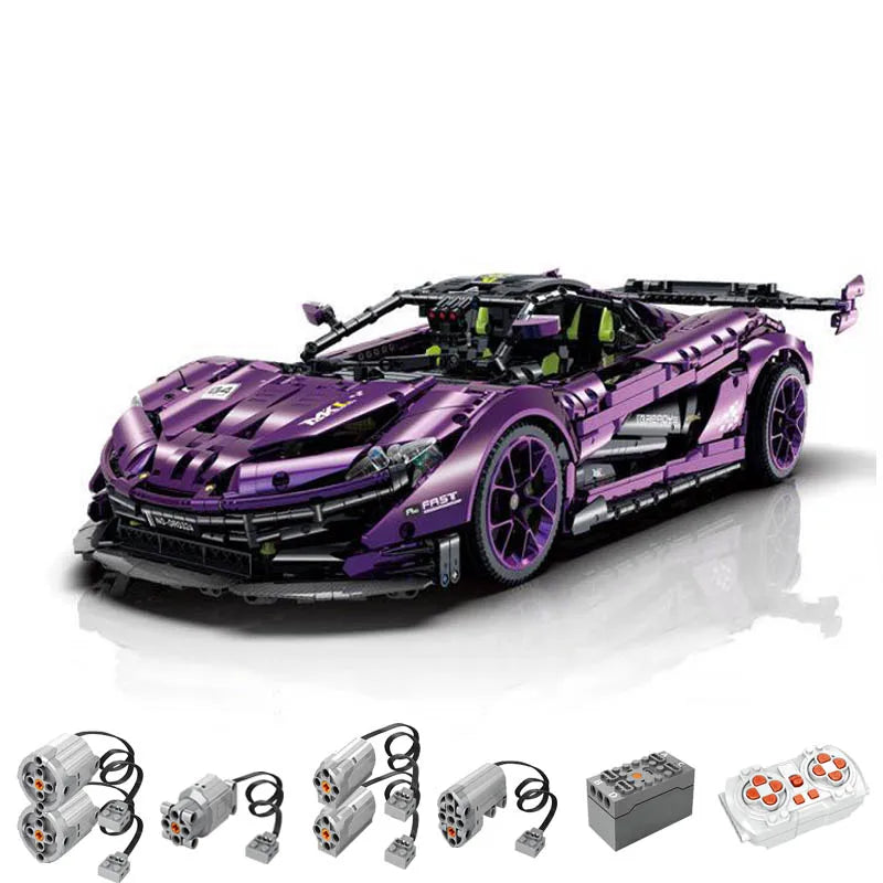 IN STOCK 10617 3568pcs Technical Remote Control Sports Car Building Blocks Model MOC P1 Racing Car Bricks Toys for Boys Gift Set