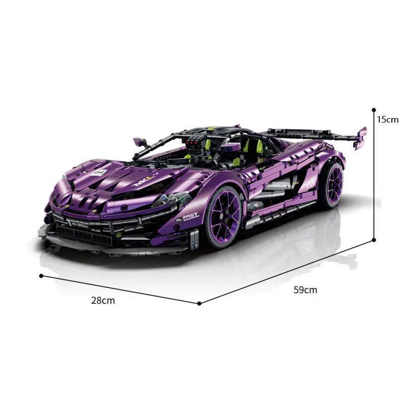 IN STOCK 10617 3568pcs Technical Remote Control Sports Car Building Blocks Model MOC P1 Racing Car Bricks Toys for Boys Gift Set
