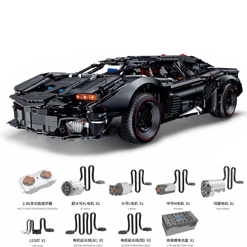 IN STOCK Technical Remote Control Racing Building Blocks Model MOC City Sports Car Bricks Toys for Children Birthday Gift Set