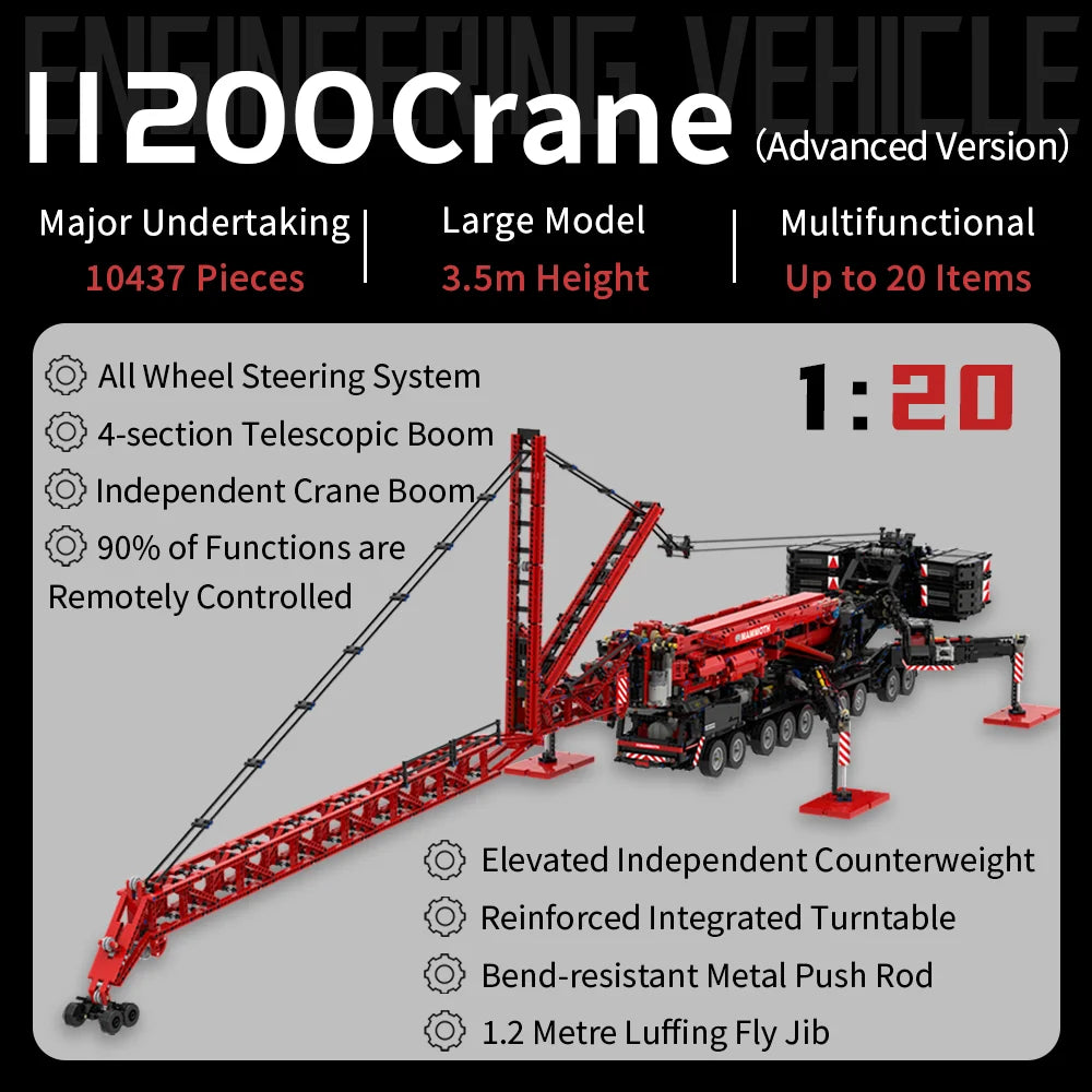 Liebherr LTM11200 Crane | Engineering Vehicle