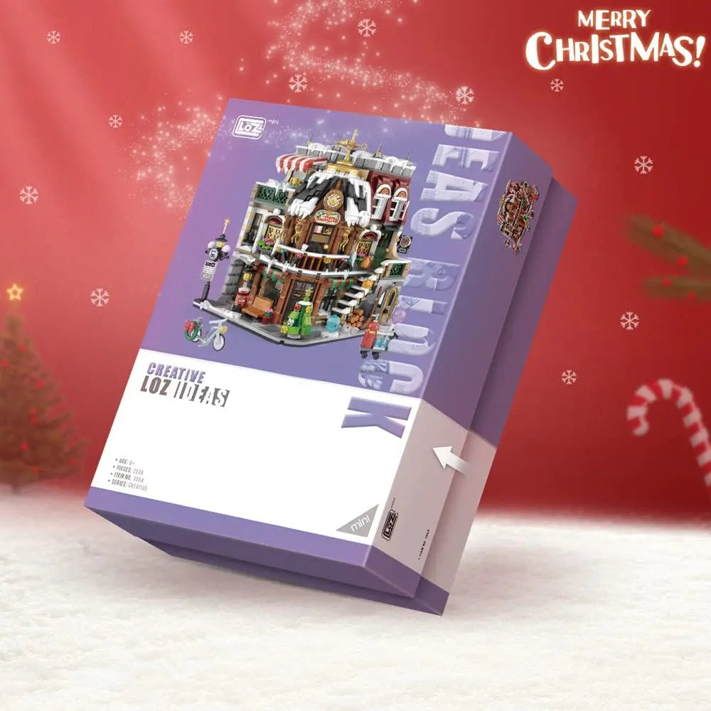 Christmas store street view | LOZ mini