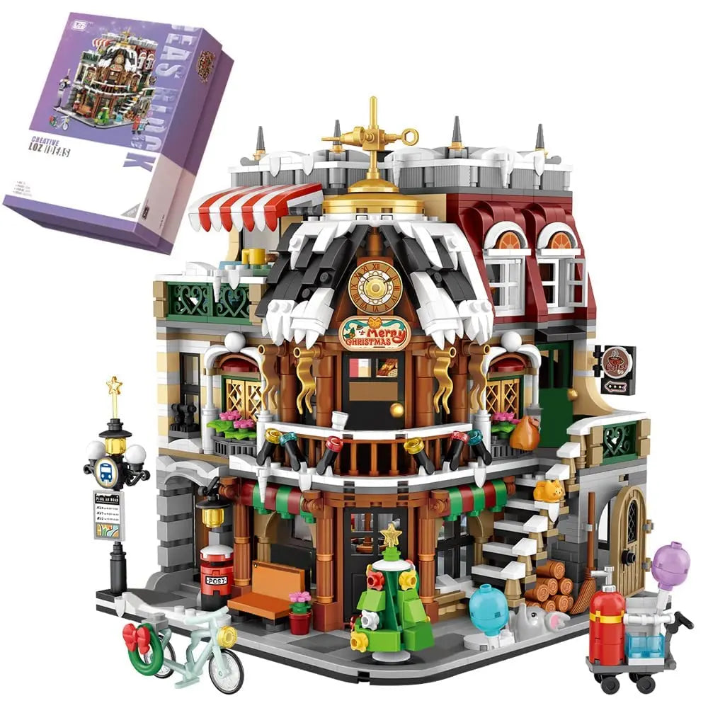 Christmas store street view | LOZ mini