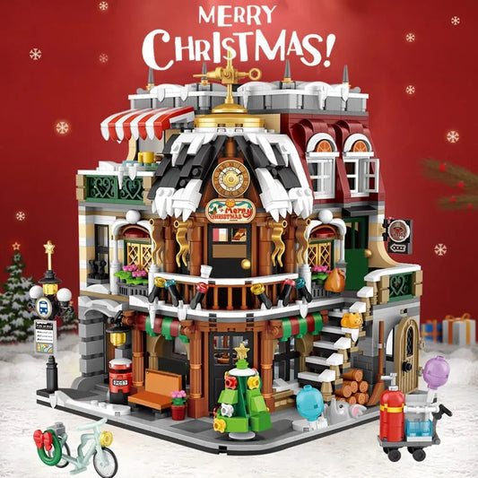 Christmas store street view | LOZ mini