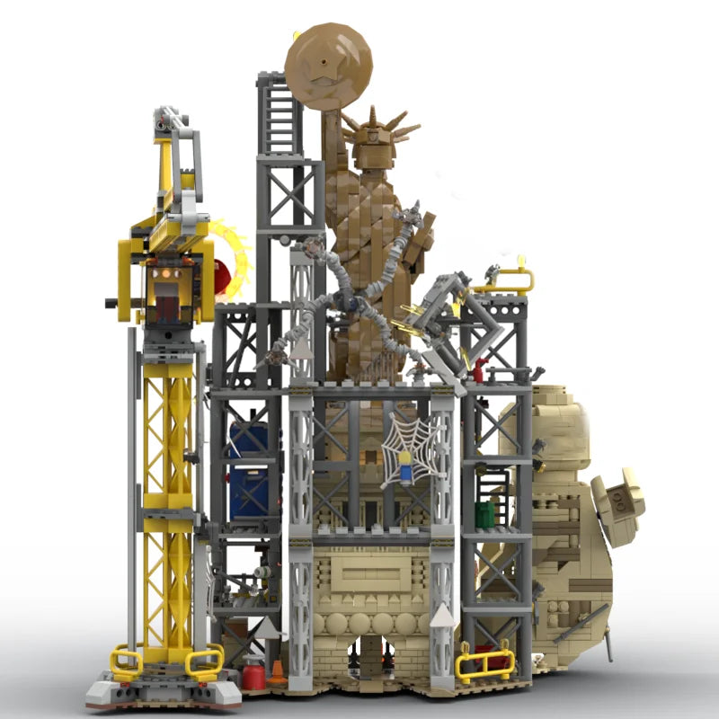 Spider-Man Statue of Liberty Construction