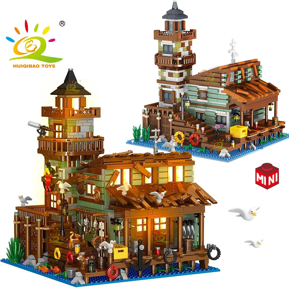 Fishing Village Lighthouse Cabin MINI