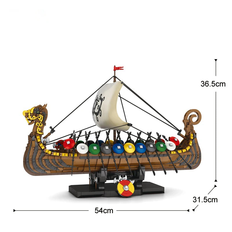 Retro Viking Warship | Norse