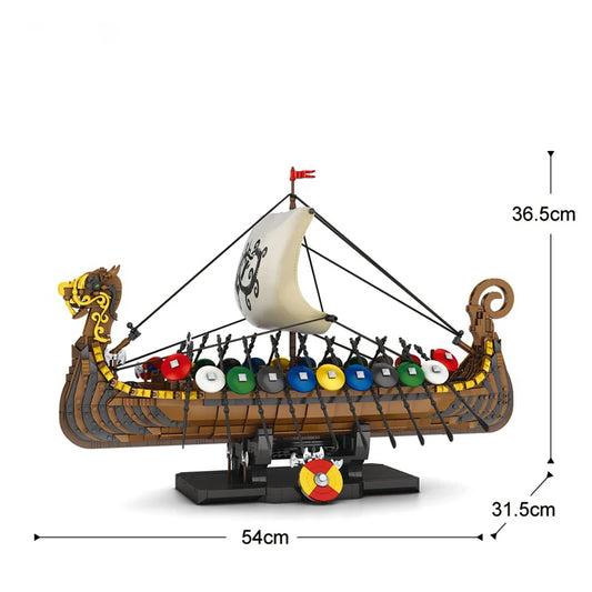 Retro Viking Warship | Norse