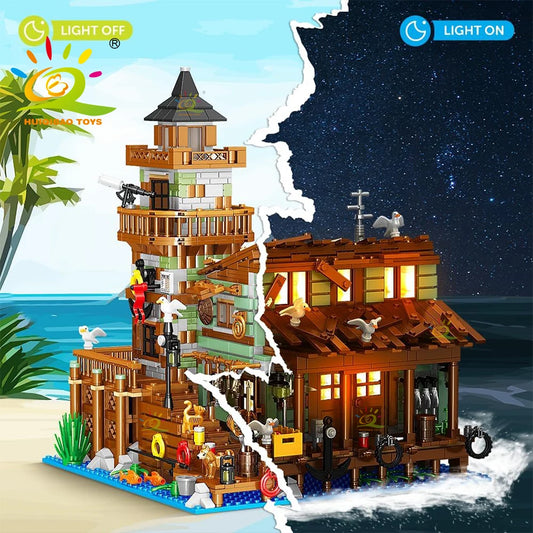 Fishing Village Lighthouse Cabin MINI