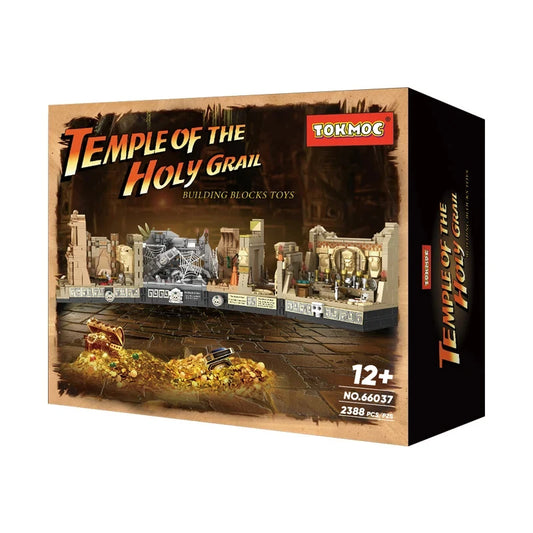MOC Movie Indiana Jones Temple of The Classic Building Block Compatible With 77015 Tomb Adventure Scenes DIY Model Birthday Toy