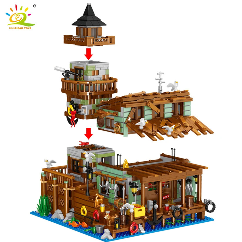 Fishing Village Lighthouse Cabin MINI