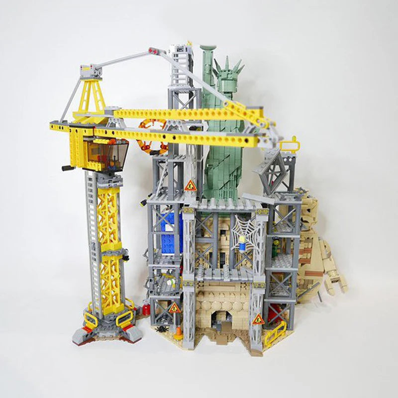 Spider-Man Statue of Liberty Construction