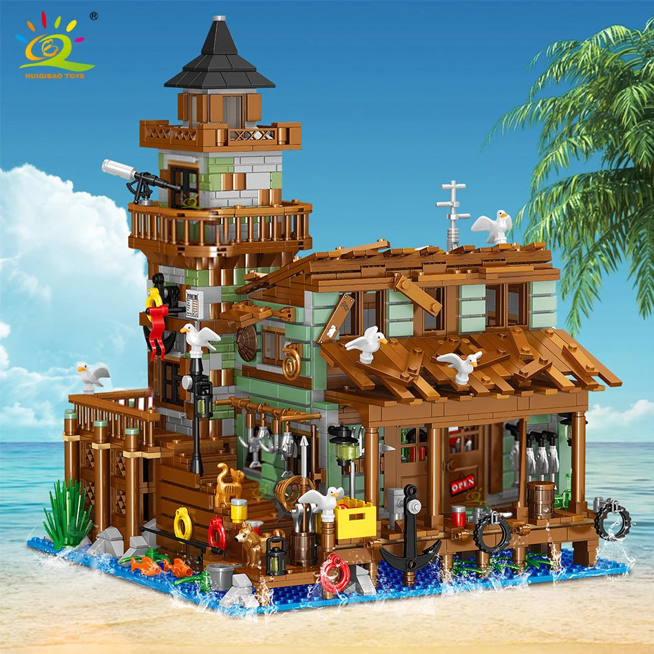 Fishing Village Lighthouse Cabin MINI